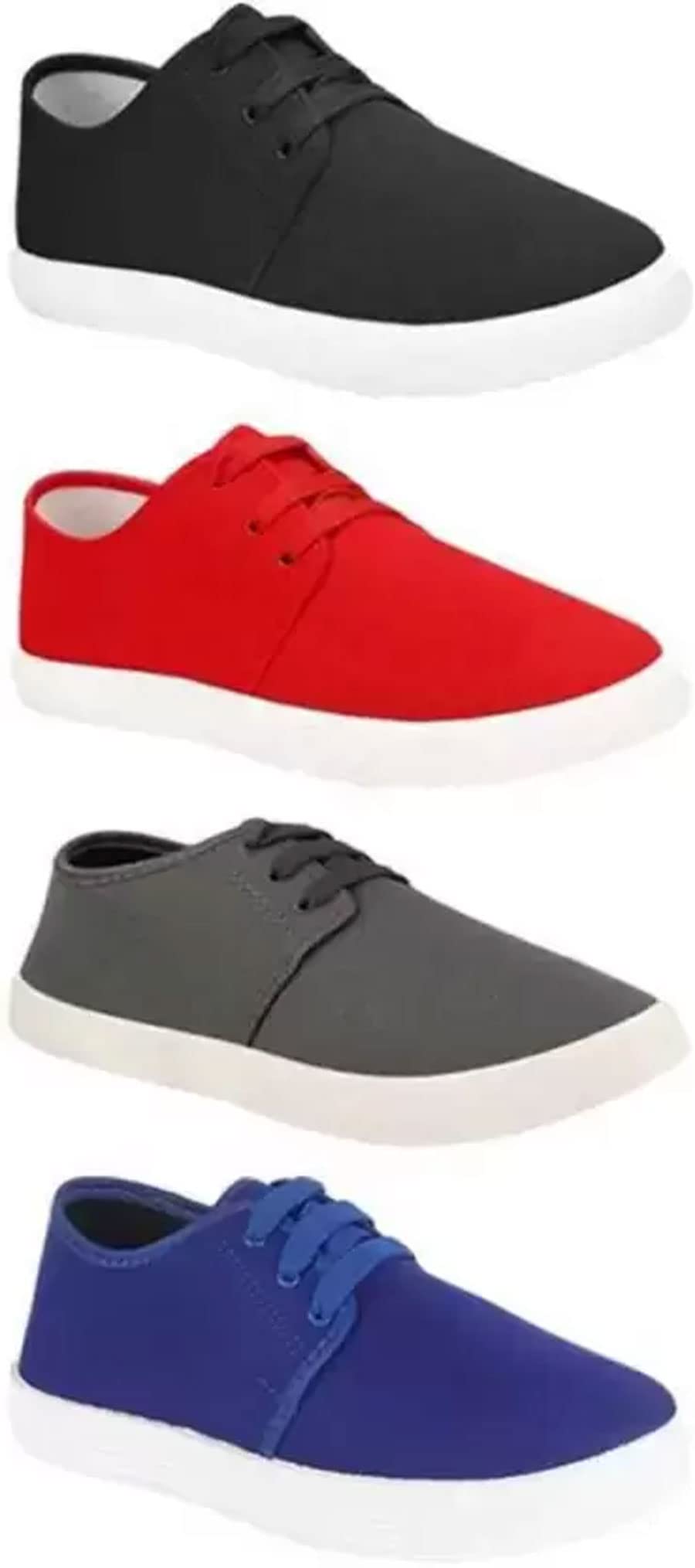 BRUTON Combo Pack of 4 Casual Shoes Loafer Shoes Sneakers for Men - Multi Color, Size : 8 (B0BHHHVLM8) Amazon Price History, Amazon Price Tracker