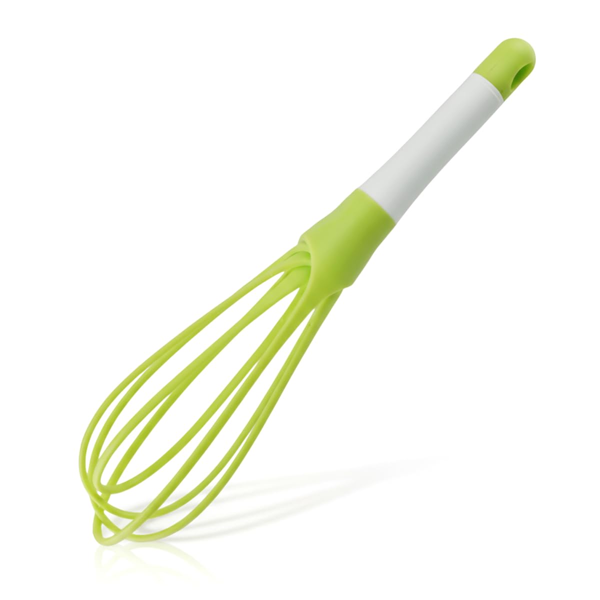 Lotsdonxia 2-in-1 Twist Whisk, Flat & Balloon Egg Beater, Non-Stick Food Grade Plastic for Kitchen Mixing & Baking
