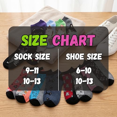 Image of Tipi Toe Women's 20 Pack Colorful Low Cut Socks - Lightweight, Breathable Design for All-Day Comfort Sizes 9-11 /10-13