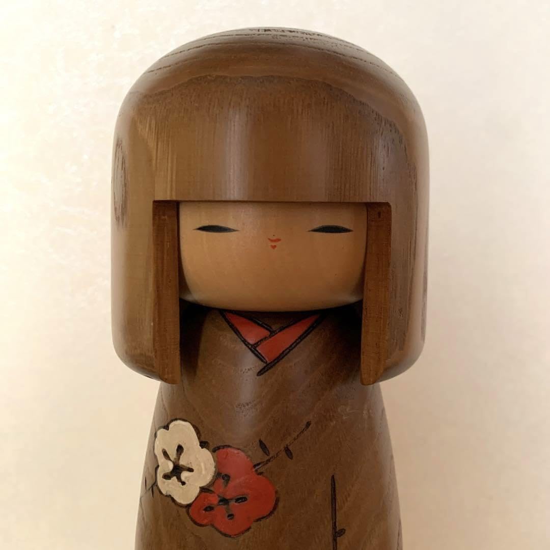 Amazon | 卯三郎こけし 麗春 2体セット 創作こけし 日本人形 | 民芸品