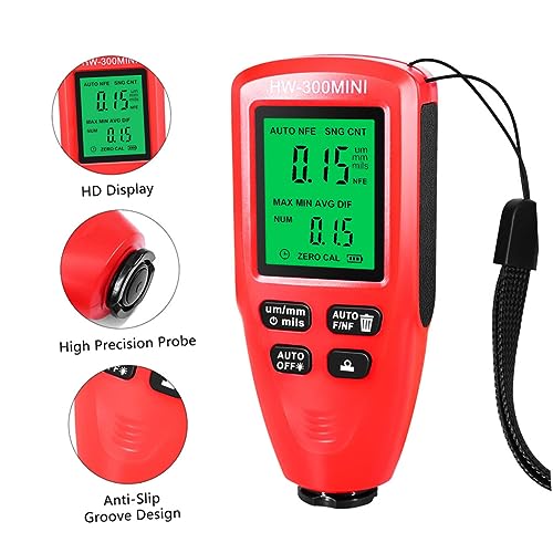 Medidor Digital de Espesor de Pintura Automotriz Compacto miniatura 7