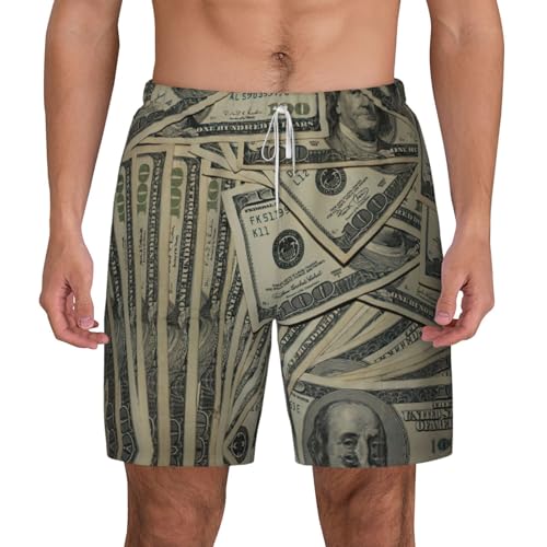 Short de bain homme dollars anti-frottement pour nager et bouger sans irritation