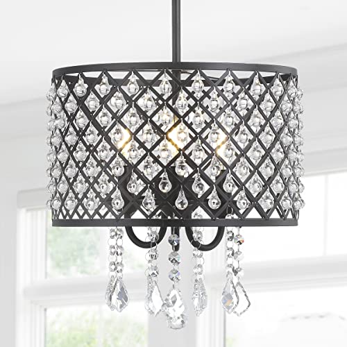 Buy 1 get 1 🔥 JONATHAN Y JYL7463A Gigi 13 Metal/Crystal Adjustable LED Drop Pendant, Glam, Contemporary, Dimmable Dining Room, Living Room, Kitchen, Foyer, Bedroom, Black Buy 2 get 3 JONATHAN Y JYL7463A Gigi 13 Metal/Crystal Adjustable LED Drop Pendant, Glam, Contemporary, Dimmable Dining Room, Living Room, Kitchen, Foyer, Bedroom, Black