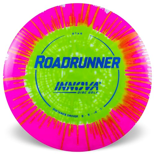Innova I-Dye Star Roadrunner Long Range Distance Disc Golf Driver - Colors and Designs Will Vary (173-175g)