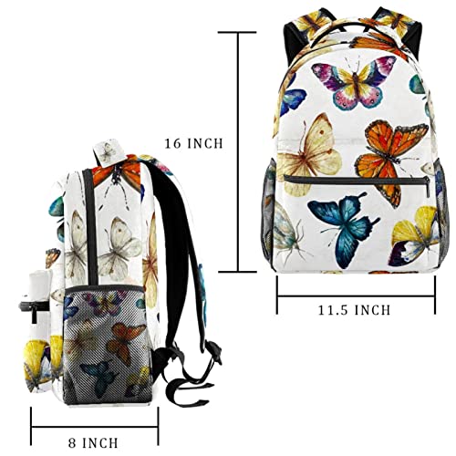 Sacs à dos légers papillon aquarelle Voyage Randonnée Camping - 2