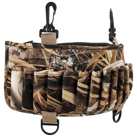 Volein Waders Shell Holder with 24 Shell Loops and 1 Big Pocket, Camo Wader Shell Clip for Hunting Cover
