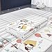 K9CK Alfombra Infantil Impermeable - Alfombras de Juegos para Bebes - Plegable Manta Juegos Bebe Suelo - 200 x 180 x 1cm