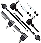 SOSOPART 6pc Set Front Suspension Kit Outer Tie Rod End Inner Tie Rod End Sway Bar Replacement for Nissan 200SX Sentra