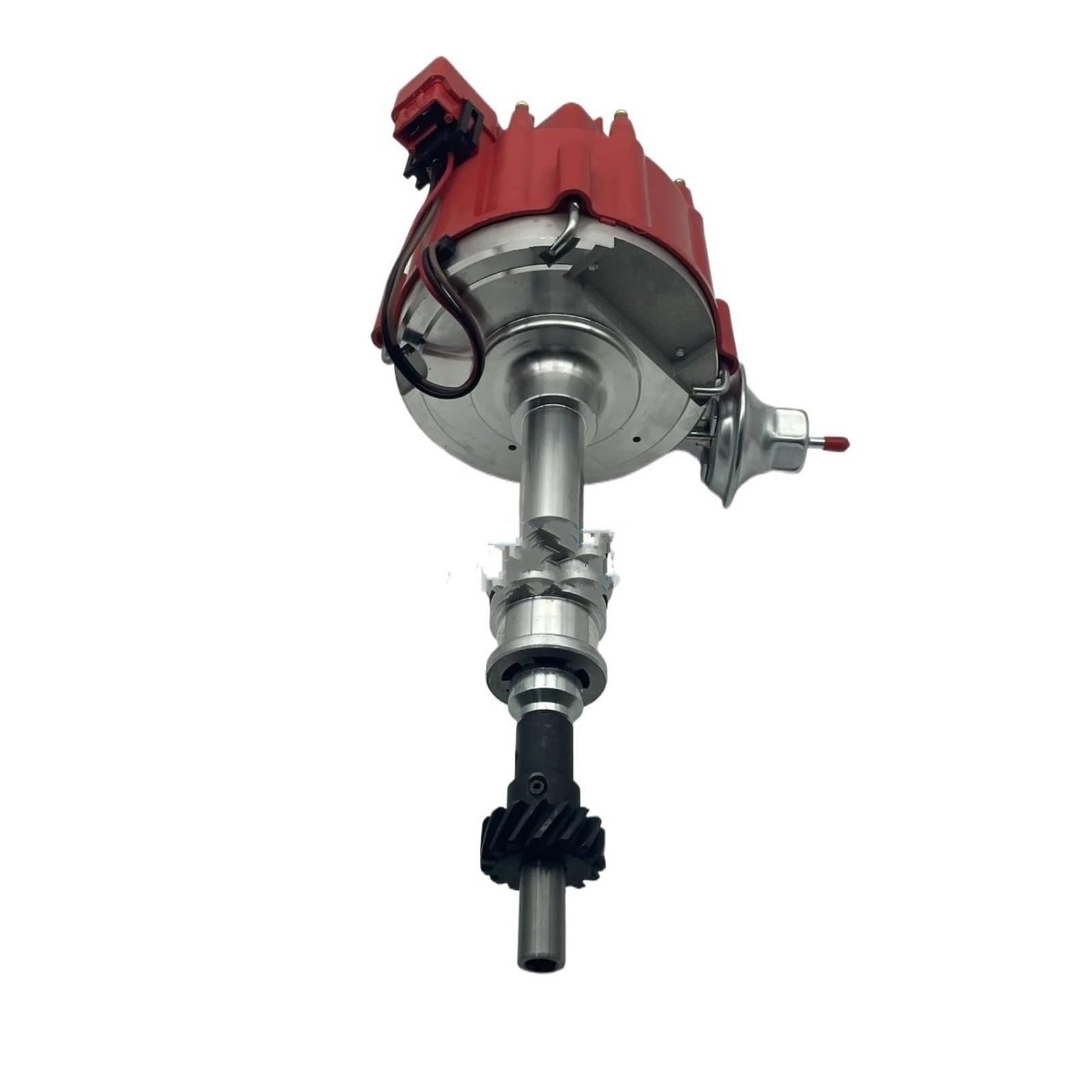 Distribuidor de encendido PE332U rojo con bobina integrada para motores Ford V8 de 7500 RPM 6