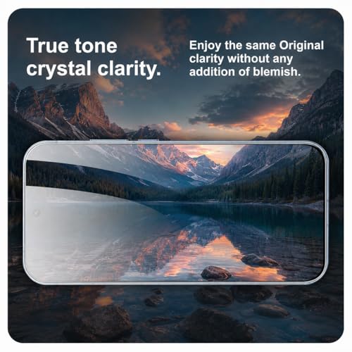 Image of Military-Grade Gorilla Tempered Glass Compatible with iQOO 15 5G | Edge-to-Edge Coverage with Premium Black Border | 9H Hardness | Scratch Resistant & Bubble-Free Screen Protector