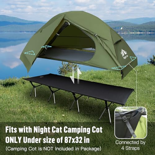 Carpa ligera impermeable para 1 persona Night Cat miniatura 3