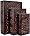 Bellaa 28175 Irish Celtic Knot Book Box Hidden Secret Storage Set of 2
