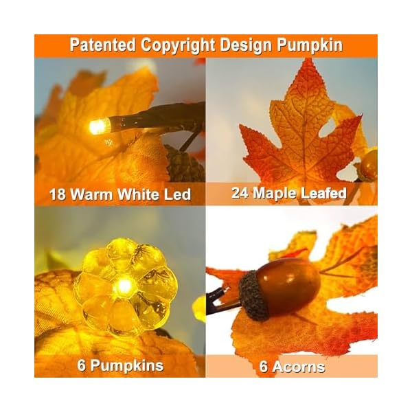 2 pack timer 20 inch prelit fall lighted maple tree thanksgiving decor with 48 leds battery operated artificial tabletop pumpkin acorn maple tree autumn harvest party home indoor halloween decor  urban country home decor