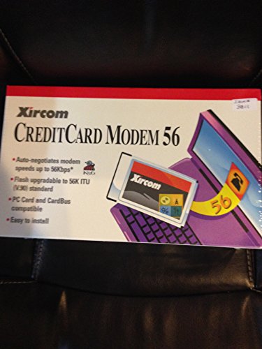 Xircom Creditcard Modem 56 Globalacces 16-Bit 56K Global