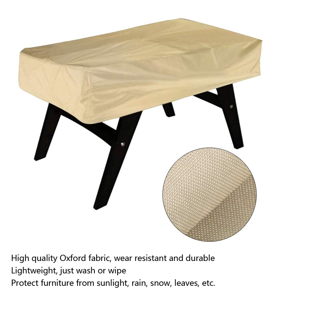 210D Oxford Cloth Table Soccer Cover, 55.9 x 52 x 15 Inches Outdoor Indoor Billiard Game Table Cover with Windproof Buckle - Image 2