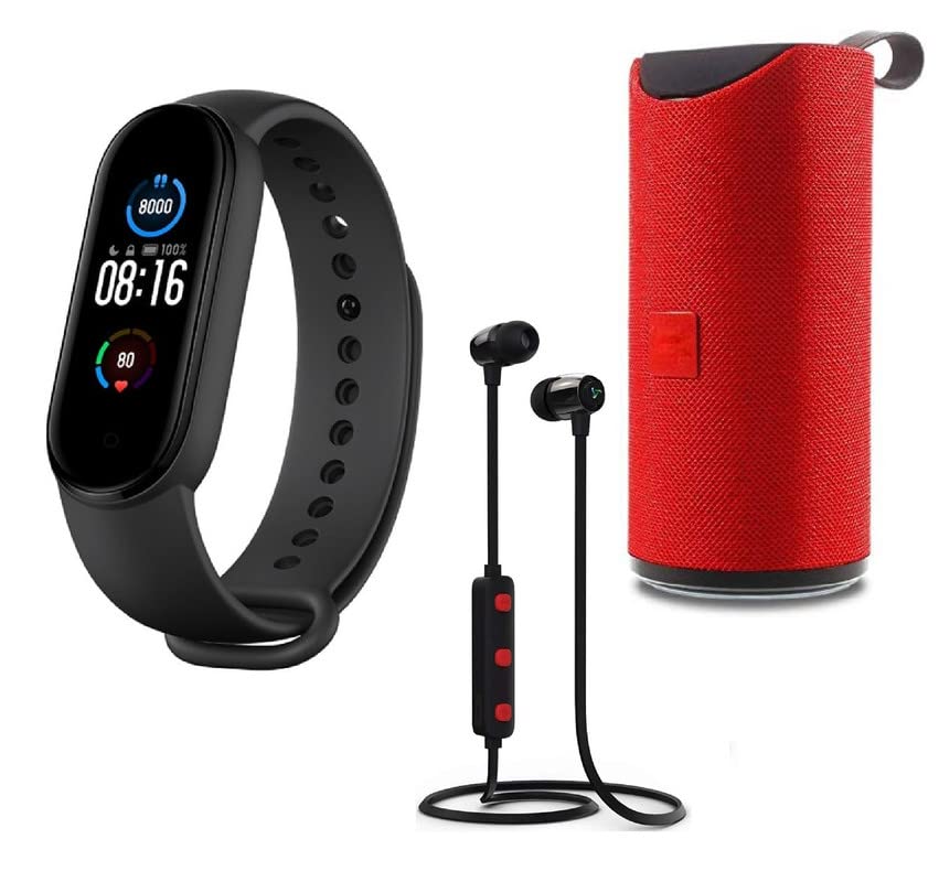 rambot m8 band heart rate monitor bluetooth waterproof sports health activity fitness tracker with wireless bluetooth earphones bluetooth headsets with portable tg 113 bluetooth wireless speaker
