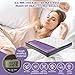 Free Flow Full Wave Water Mattress, Waterbeds with Thermostat, Double Exhaust Hole, Ergonomic Design Softside Water Bed Mattress for The Elderly Children and Adults (Full - 54