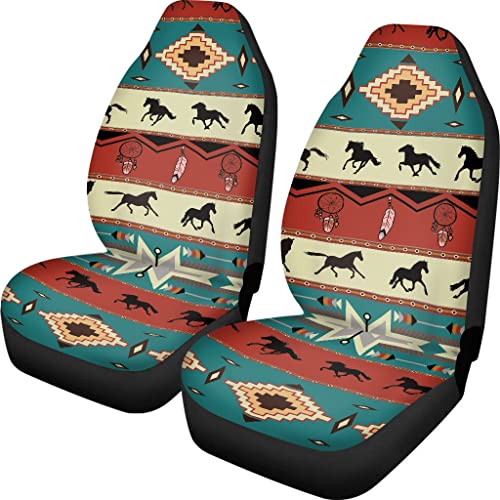 Housse de siège auto aztèque avec cheval UNICEU (lot de 2)