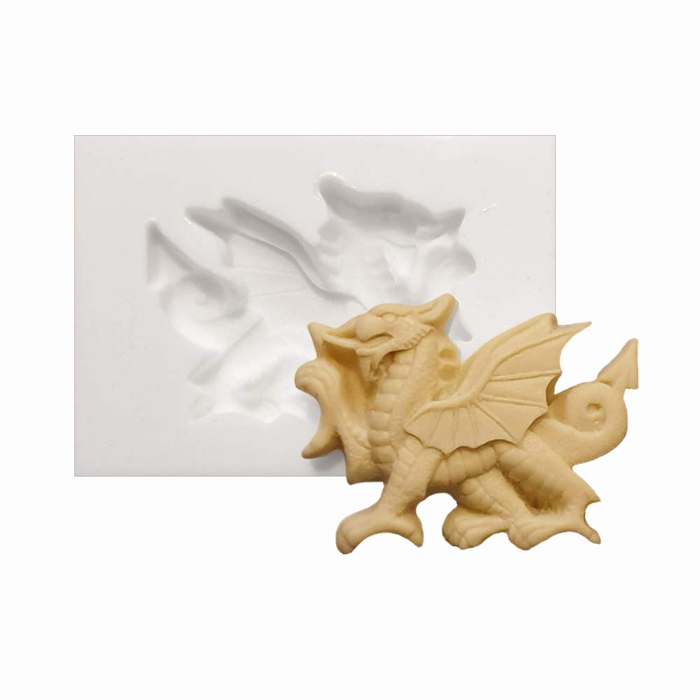 Silicone Mould - Small Welsh Dragon - Food Safe