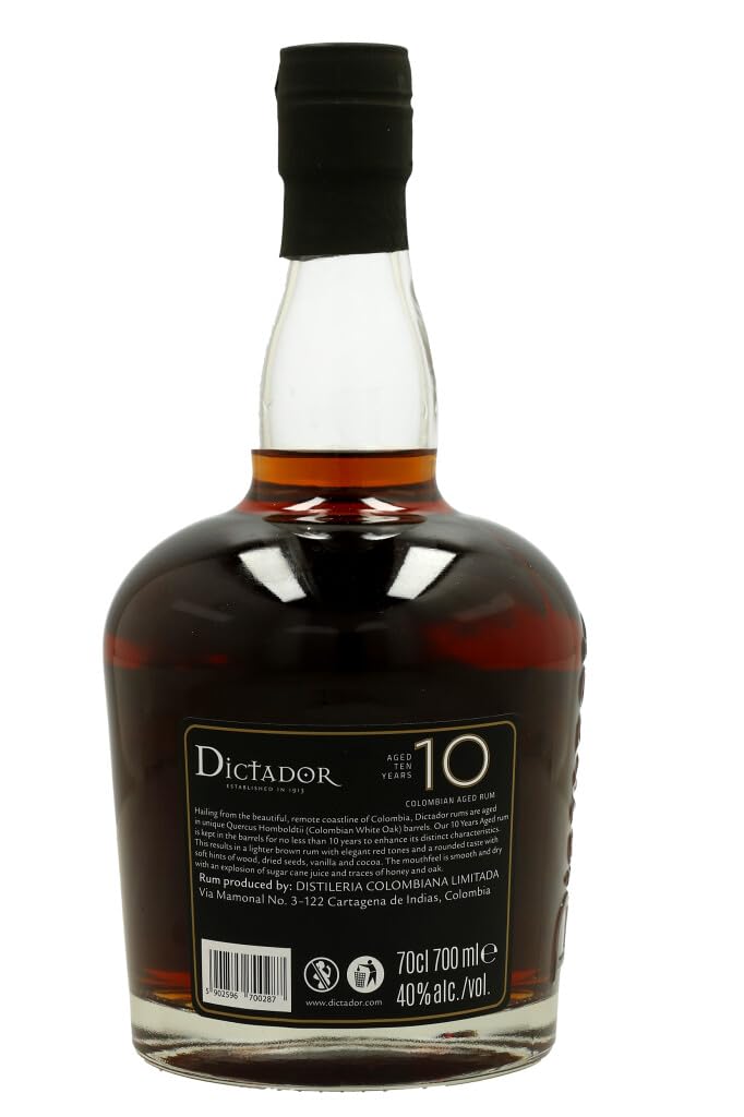 RON DICTADOR 10 AÑOS - 70CL