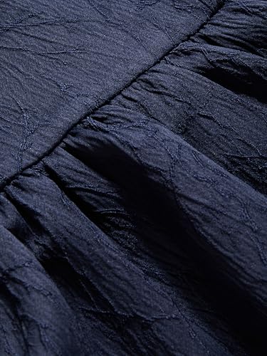 CIDER Maxi Dress Bowknot Layered High Waist Solid Scoop Neck Elegant Party Jacquard Sleeveless A Line Dress3