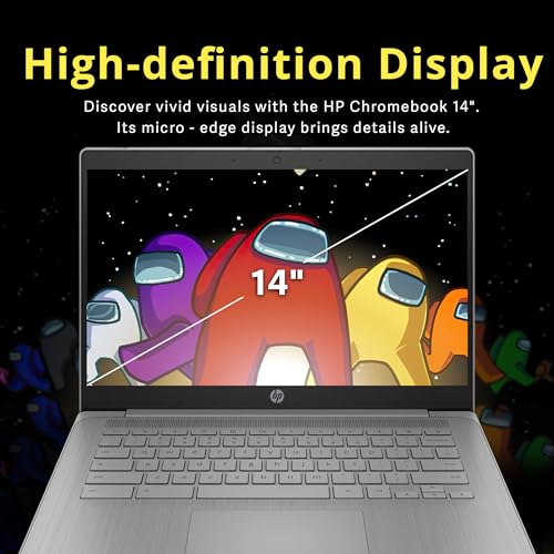 HP Chromebook 14 pulgadas Celeron N4500 4GB RAM 64GB eMMC miniatura 3