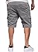 JMIERR Mens Casual Twill Cargo Shorts Cotton Drawstring Classic Cargo Chino Stretch Short with 6 Pockets for Men, US40(2XL), A Gray