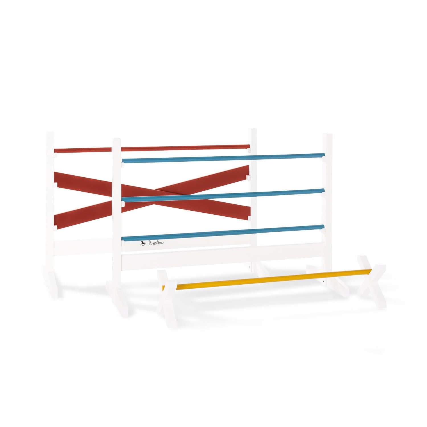 PINOLINO Obstáculos para los Niños, 2 saltos empinados, 1 cavaletti, colorido