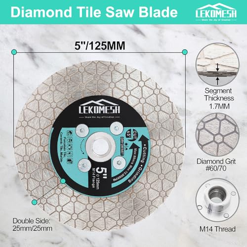 LEKOMESH Diamond Cutting Disc 125MM - Image 2