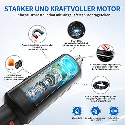 Drehtorantrieb für 2-flügelige Tore TOPENS KD702