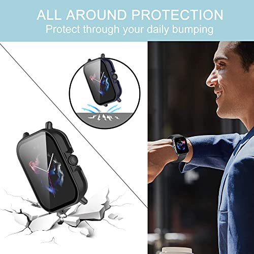 PaceBid Case for Amazfit GTS 2 Mini Protective Case TPU Case Soft Flexible All-Around Protective Film Cover Compatible with Amazfit GTS 2 Mini (Black) - Image 3
