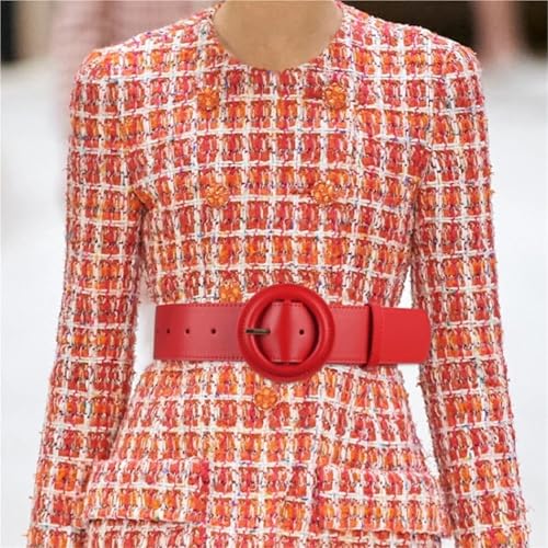 Women's Decorative Belt Women Leather Belt Versatile Decorative Wide3