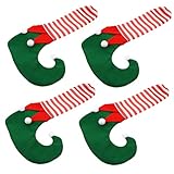 Agrega un ambiente navideño a tu fiesta. Calcetín para piernas Calcetines protectores para mesa Protectores de piso para piernas de silla