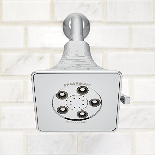 Image of Speakman S-3018-E2 Rainier Anystream Adjustable 2.0 GPM Shower Head, Polished Chrome
