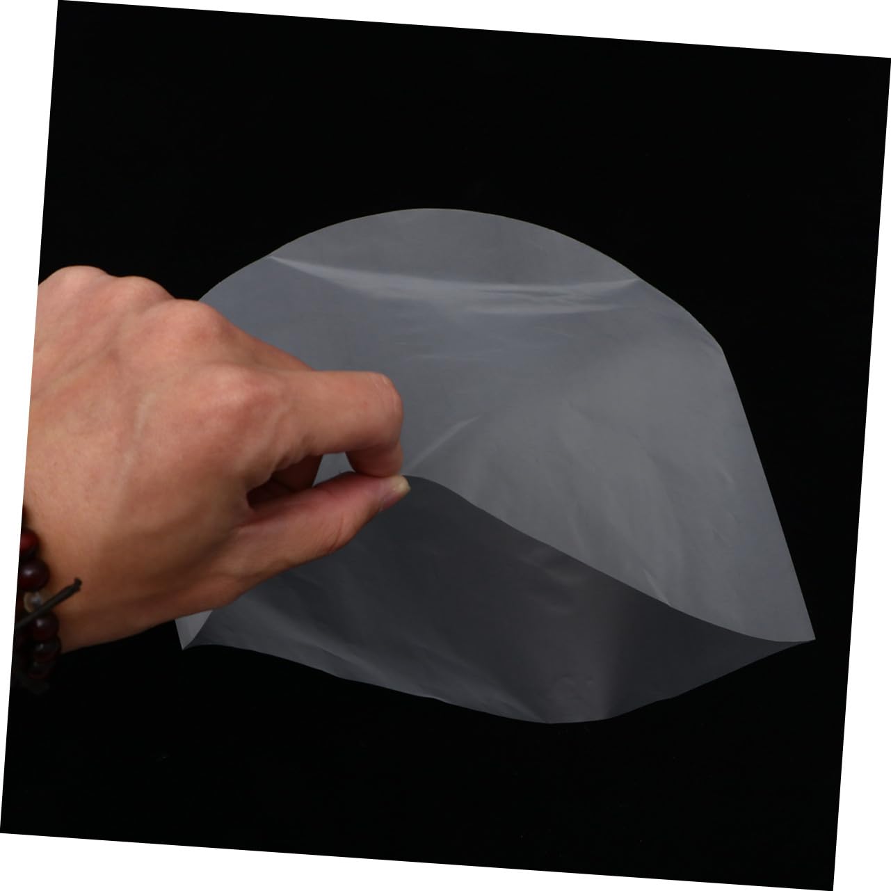 EXCEART Sacchetti Protettivi per CD 12cm, Custodie Trasparenti in Plastica Resistenti, Confezione da 50 Pezzi, Buste Interne Antiattrito per Archiviazione Multimediale in Casa e Ufficio
