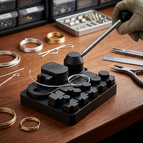 Herramienta dobladora de anillos ligera para modelar pendientes y cucharas 6
