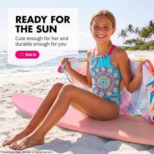 Image of Kanu Surf Girls Jasmine Beach Sport Halter One Piece Swimsuit