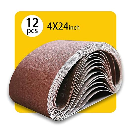 Assorted Sanding Belt Pack - 12 Pieces