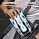 KTQUICK Verstellbare Sprunggelenkbandage mit Drehknopf, Fußbandage mit Abnehmbarem Stabilisator für Plantarfasziitis, Arthritis, ACL, Gelenkschmerzen, Fersensporn, Sport, Rechts & Links - M