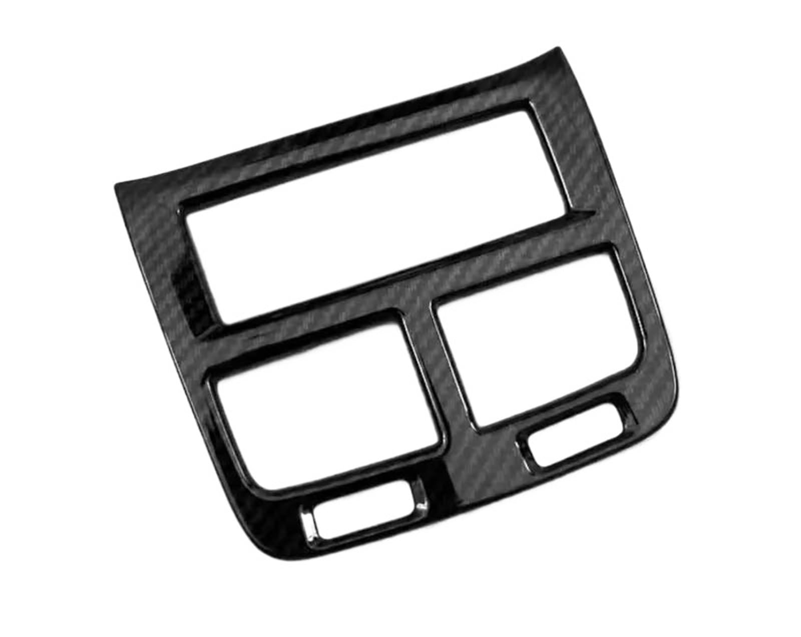 for Volvo XC60 2018 2019 2020 2021 2022 2023 Air Conditioner Outlet Decorative Frame Carbon Fiber Grain Rear Navigation Sequin Interior Decal Trim(1pcs-a)