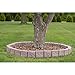 Garden Elements True Form Outdoor Decorative Flex-Wall Resin Edging for Gardens, Playgrounds, Plastic Life-Like Cobblestone Landscape Lawn Borders, 4 Foot Section (Pack of 4)