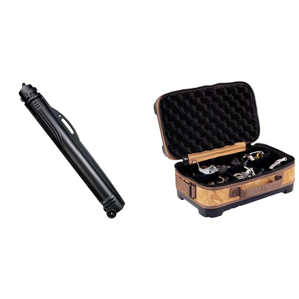 Amazon.com : Plano Jumbo Airliner Telescoping Fishing Rod Case Bundle with Reel Locker Storage (Black) : Sports & Outdoors Amazon.com : Plano Jumbo Airliner Telescoping Fishing Rod Case Bundle with Reel Locker Storage (Black) : Sports & Outdoors