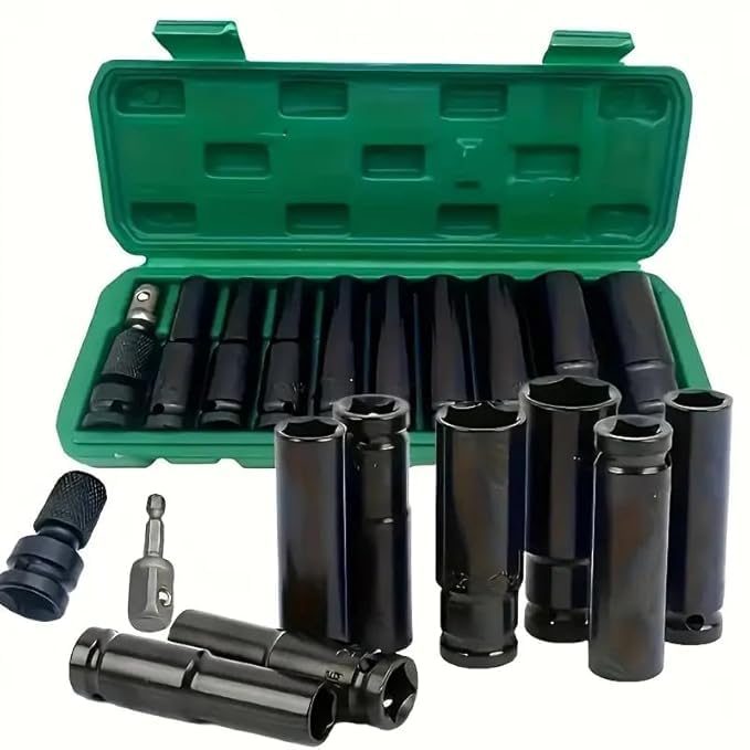 1/2" Impact Socket Set - 11 Piece Metric Drive -1