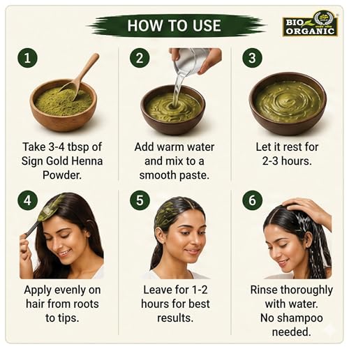 Polvo de Henna Natural para Cabello Marrón 400g miniatura 4