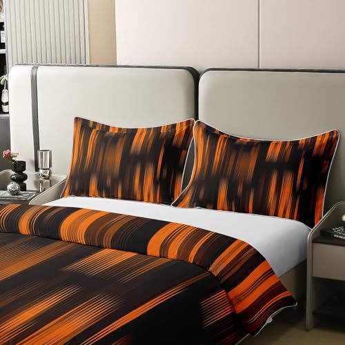 Housse de couette King Size en pur coton géométrique chic