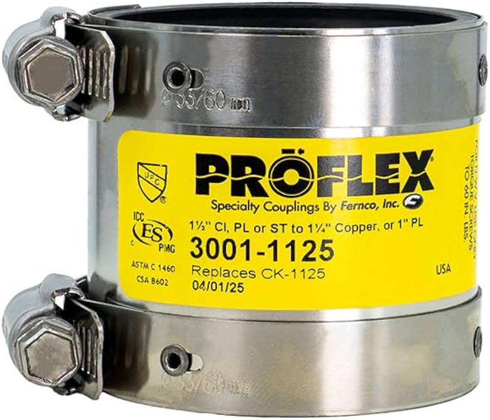 Amazon.com: Shielded Coupling, Pipe Size 1-1/2x1-1/4 Amazon.com: Shielded Coupling, Pipe Size 1-1/2x1-1/4