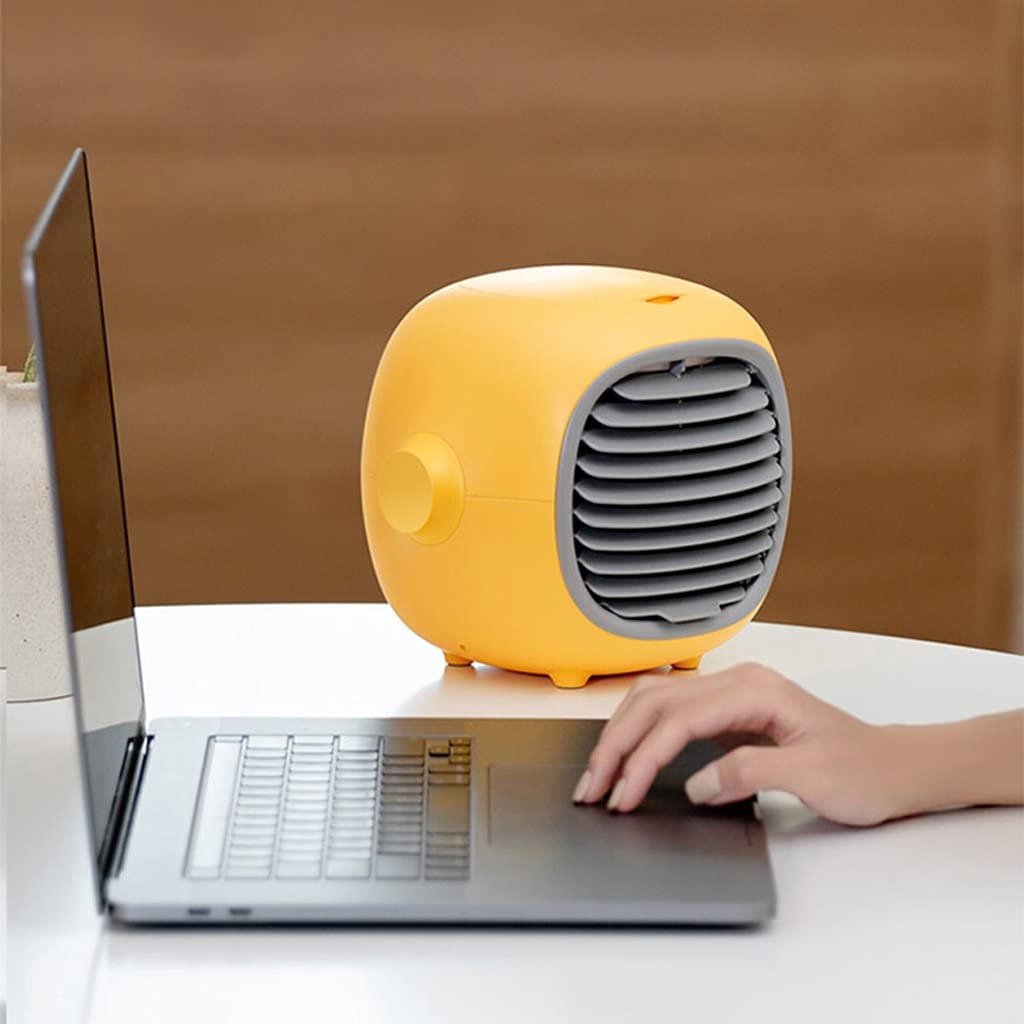 Przenośny klimatyzator USB Mini Nawilżanie i oczyszczanie gospodarstwa domowego Chłodnica powietrza Chłodnica wodna Wentylator klimatyzacji (kolor: biały, rozmiar: 20,7 cm * 17,5 cm * 16,5 cm)