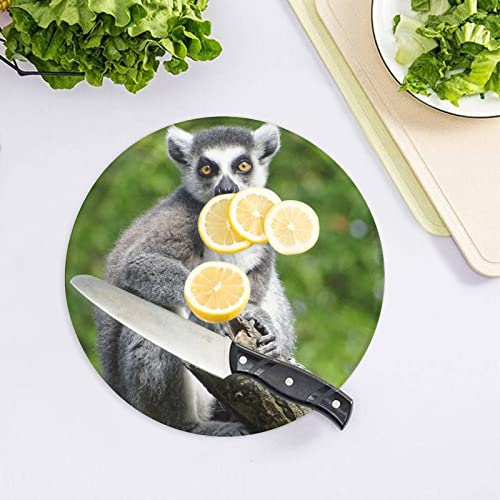 Planche à découper lémurien 20 cm compacte et résistante aux coupures