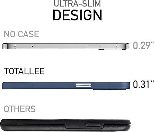 Miniatura 2 de totallee Funda delgada para iPhone 13 Pro, la cubierta más delgada y minimalista para Apple iPhone 13 Pro (2021) (azul marino)