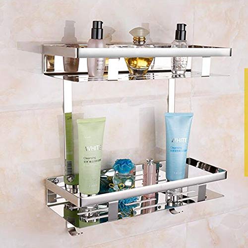 Juego de accesorios de baño GZ con estante de toallas y caja de acero inoxidable 304 para pared